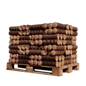 Troncos de madera densificada mixta (madera dura y blanda) – Medio palé de 480 kg
