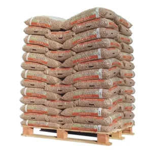 Molino de pellets de madera para energía de la madera (ENplus A1) – Palet de 65 sacos (975 kg)