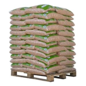 Certificados DIN Plus y 100% blanda. Palet de 65 sacos de 15 kg